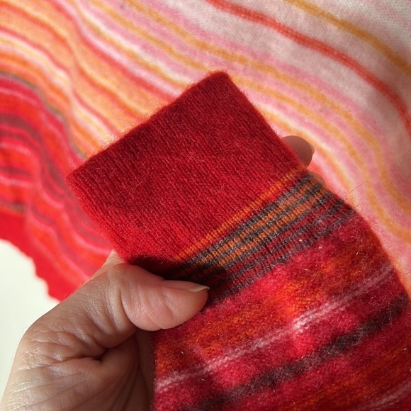 ANTHROPOLOGIE SATURDAY SUNDAY Cashmere Emmeline  Boatneck Striped Sweater XS - Picture 9 of 15